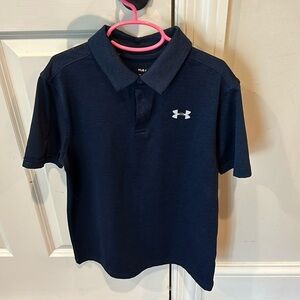Boys under armour golf shirt